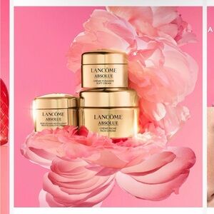 Absolue lancome set eye face new x3 fresh cream